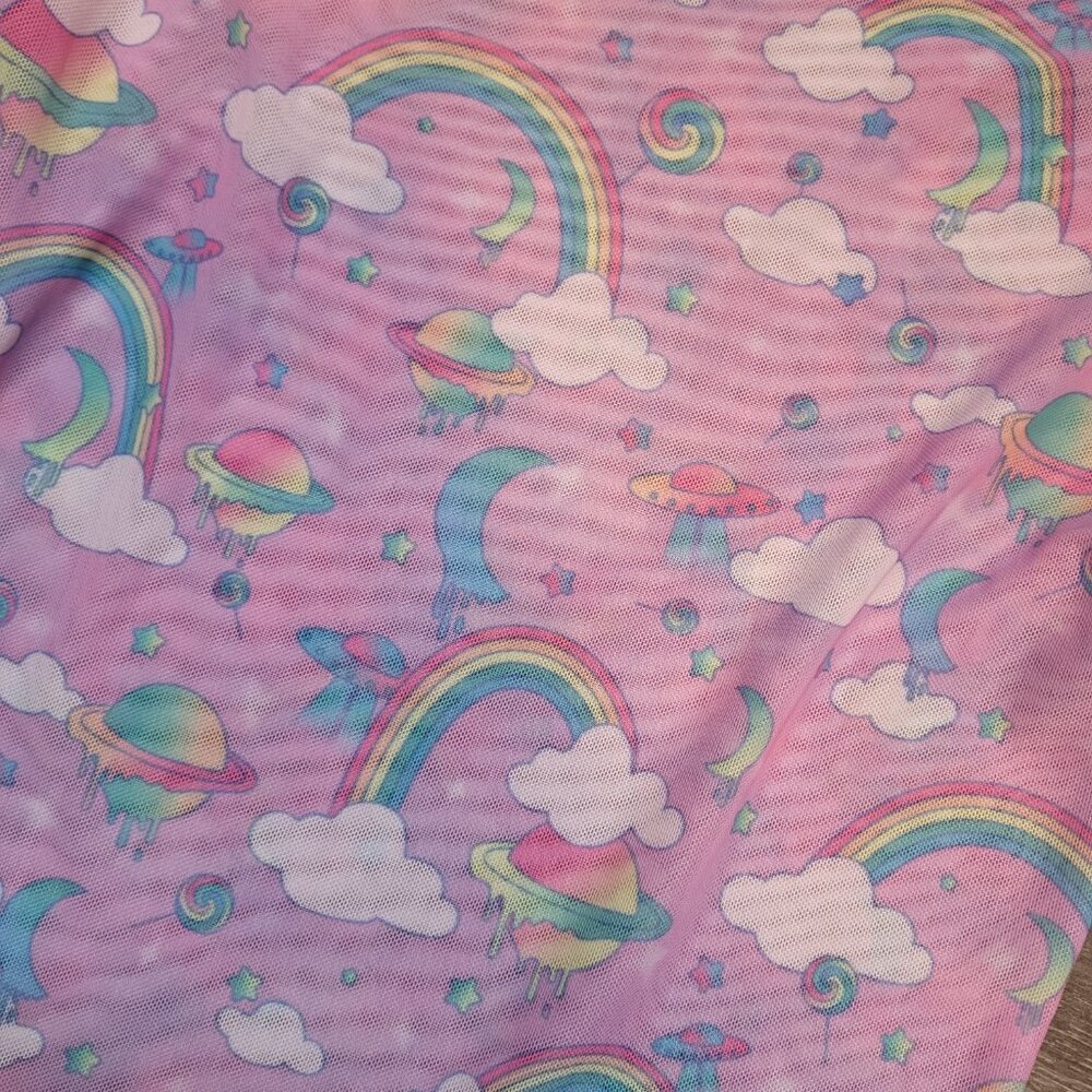 Dollskill Sugarthrillz Trippy mesh top - Picture 2 of 4